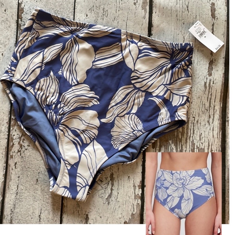 GAP Recycled High Rise Bikini Bottom - Sz M